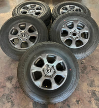 Load image into Gallery viewer, Set of Five OEM 17" '21-'24 Ford Bronco Wheels on 255/75R17 Bridgestone Tires LT