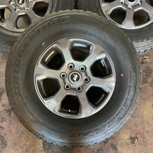 Load image into Gallery viewer, Set of Five OEM 17" '21-'24 Ford Bronco Wheels on 255/75R17 Bridgestone Tires LT