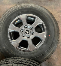 Load image into Gallery viewer, Set of Five OEM 17" '21-'24 Ford Bronco Wheels on 255/75R17 Bridgestone Tires LT
