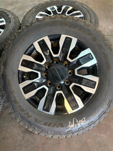 Load image into Gallery viewer, Set of 4 Used '11-'25 GMC 2500 Denali Ultimate Q7F Wheels 275/65R20 Goodyear LT
