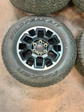 Load image into Gallery viewer, Set of Four OEM '24-'25 Toyota Tacoma TRD Wheels on 265/70R17 Falken Wildpeak LT