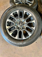 Load image into Gallery viewer, Set of Four Used 20" '22-'25 Toyota Tundra OEM Wheels 265/60R20 Yokohama XCV LT