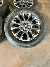 Load image into Gallery viewer, Set of Four Used 20" '22-'25 Toyota Tundra OEM Wheels 265/60R20 Yokohama XCV LT