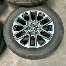 Load image into Gallery viewer, Set of 4 Used 20" '22-'25 Toyota Tundra Wheels on 265/60R20 Bridgestone Tires LT