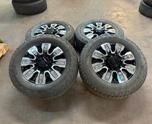 Load image into Gallery viewer, Set of Used '11-'25 2500 3500 Denali Ultimate 20" Wheels 275/65R20 AT Tires LT