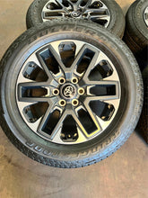Load image into Gallery viewer, Set of 4 Used 20" '22-'25 Toyota Tundra Rims on 265/60R20 Bridgestone HT 685 LT