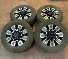 Load image into Gallery viewer, 4 Used '11-'25 2500 3500 Denali Ultimate 20" Wheels 275/65R20 Goodyear Tires LT