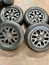 Load image into Gallery viewer, Set of OEM 17" '24-'25 Toyota Tacoma Dark Charcoal Wheels on 245/70R17 Yokohama