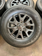 Load image into Gallery viewer, Set of OEM 17" '24-'25 Toyota Tacoma Dark Charcoal Wheels on 245/70R17 Yokohama