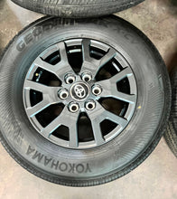 Load image into Gallery viewer, Set of OEM 17" '24-'25 Toyota Tacoma Dark Charcoal Wheels on 245/70R17 Yokohama