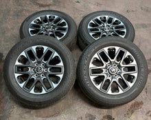 Load image into Gallery viewer, Set of 4 OEM 20" '22-'25 Toyota Tundra Wheels on 265/60R20 Bridgestone Tires LT