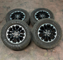 Load image into Gallery viewer, Set of Used OEM Takeoff '22-'25 Toyota Tundra 18" Wheels 265/70R18 Michelin LT