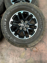Load image into Gallery viewer, Set of Used OEM Takeoff '22-'25 Toyota Tundra 18" Wheels 265/70R18 Michelin LT