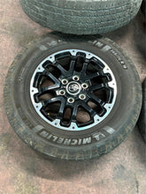 Load image into Gallery viewer, Set of Used OEM Takeoff '22-'25 Toyota Tundra 18" Wheels 265/70R18 Michelin LT