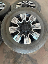 Load image into Gallery viewer, Set of Used '11-'25 GMC 2500 Denali Ultimate Q7F OEM Rims 275/65R20 AT Tires LT