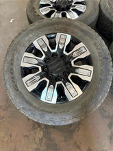 Load image into Gallery viewer, Set of Used '11-'25 GMC 2500 Denali Ultimate Q7F OEM Rims 275/65R20 AT Tires LT