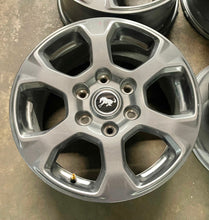 Load image into Gallery viewer, Single New OEM Takeoff '21-'25 Ford Bronco 17x7.5 Dark Grey Wheel Free Ship LT