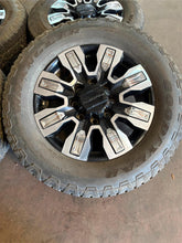 Load image into Gallery viewer, Set of Used '11-'25 GMC 2500 Denali Ultimate OE Q7H Wheels 275/65R20 Goodyear LT