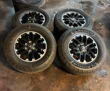 Load image into Gallery viewer, Set of Used OEM Takeoff '23-'25 Toyota Sequoia 18" Wheels 265/70R18 Michelin LT