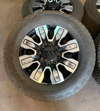 Load image into Gallery viewer, Set of Used '11-'25 GMC Sierra 2500 3500 Denali Ultimate Rims 275/65R20 Tires LT