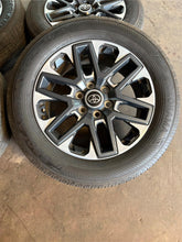 Load image into Gallery viewer, Set of 4 OEM 20" '22-'25 Toyota Tundra Used Wheels on 265/60R20 Yokohama X-CV LT