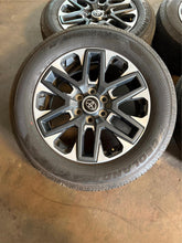 Load image into Gallery viewer, Set of 4 OEM 20" '22-'25 Toyota Tundra Used Wheels on 265/60R20 Yokohama X-CV LT
