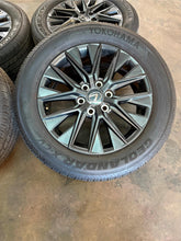Load image into Gallery viewer, Set of 4 OEM Takeoff '21-'25 Lexus LX600 20" Grey Wheels 265/55R20 Yokohama LT