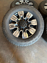 Load image into Gallery viewer, Set of Used '11-'25 Denali Ultimate GMC Sierra 2500 3500 Rims 275/65R20 Tires LT