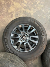 Load image into Gallery viewer, Set of Used '22-'25 Toyota Land Cruiser & Tundra OEM Rims 265/70R18 Michelin LT