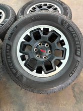 Load image into Gallery viewer, Set of 4 OEM '24-'25 Toyota Tacoma TRD Wheels on 265/70R17 Michelin LTX Tires LT