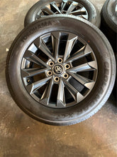 Load image into Gallery viewer, Set of 4 '22-'25 Toyota Tundra 20" Dark Charcoal Rims 265/60R20 Yokohama Tire LT