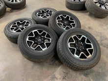 Load image into Gallery viewer, Set of Used 18" Black Machined '21-'24 Ford Bronco Rims 255/70R18 Bridestone LT