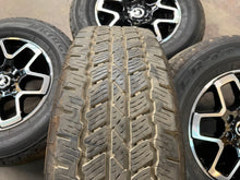 Load image into Gallery viewer, Set of Used 18" Black Machined '21-'24 Ford Bronco Rims 255/70R18 Bridestone LT