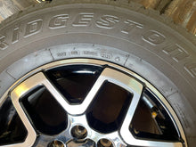 Load image into Gallery viewer, Set of Five Used 18" '21-'24 Black Milled Ford Bronco Rims 255/70R18 AT Tires LT