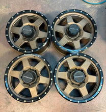 Load image into Gallery viewer, Set of 4 Used '11-'25 Chevy Silverado 2500 20" Raceline Boost Bronze Wheels LT