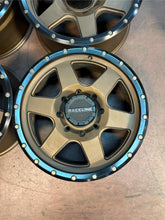 Load image into Gallery viewer, Set of 4 Used '11-'25 Chevy Silverado 2500 20" Raceline Boost Bronze Wheels LT