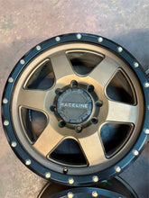 Load image into Gallery viewer, Set of 4 Used '11-'25 Chevy Silverado 2500 20" Raceline Boost Bronze Wheels LT
