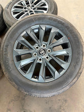 Load image into Gallery viewer, Set of '22-'25 Toyota Sequoia 20" Dark Charcoal Rims 265/60R20 Yokohama Tire LT
