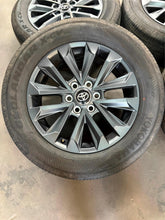 Load image into Gallery viewer, Set of '22-'25 Toyota Sequoia 20" Dark Charcoal Rims 265/60R20 Yokohama Tire LT