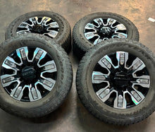 Load image into Gallery viewer, Set of 4 Used '11-'25 2500 3500 Denali Ultimate 20" Wheels 275/65R20 AT Tires LT