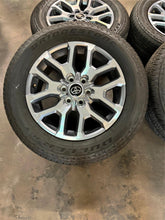 Load image into Gallery viewer, Set of Lightly Used '23-'25 Toyota Tundra Sequoia Rims 265/60R20 Bridgestone LT