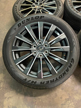 Load image into Gallery viewer, Set of 4 OEM Takeoff '24-'25 Lexus GX550 22" Wheels on 265/50R22 Dunlop Tires LT