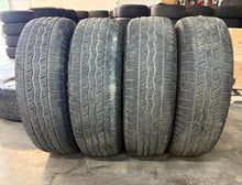 Load image into Gallery viewer, Set of 4 Used '22-'25 Toyota Tundra TRD Black 20" Rims 265/60R20 Falken AT3W LT