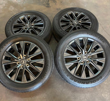 Load image into Gallery viewer, Set of 4 Lightly Used '21-'25 Lexus LX600 20" Grey Wheels 265/55R20 Yokohama LT