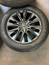 Load image into Gallery viewer, Set of 4 Lightly Used '21-'25 Lexus LX600 20" Grey Wheels 265/55R20 Yokohama LT