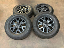 Load image into Gallery viewer, Set of 17" '25 Toyota 4Runner Dark Charcoal OEM Wheels 245/70R17 Bridgestone LT