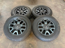 Load image into Gallery viewer, Set of 17" '25 Toyota 4Runner Dark Charcoal OEM Wheels on 245/70R17 Yokohama LT