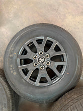 Load image into Gallery viewer, Set of 17" '25 Toyota 4Runner Dark Charcoal OEM Wheels on 245/70R17 Yokohama LT