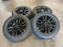 Load image into Gallery viewer, Set of Used '11-'25 GMC Denali 2500 3500 Black 5957 OEM Wheels Only Free Ship LT