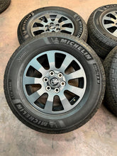 Load image into Gallery viewer, Set of Lightly Used '24-'26 Toyota Land Cruiser Rims 265/70R18 Michelin Tires LT